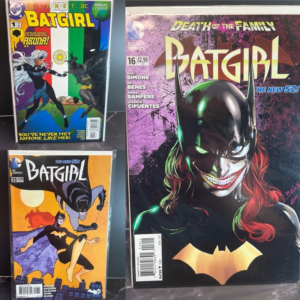 Lot Of 3 Batgirl Comic‎ Books DC Comics Batgirl